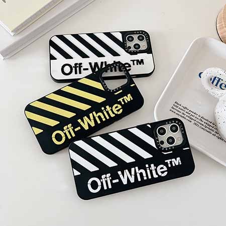 オフホワイト off white カバー iphone 14plus 