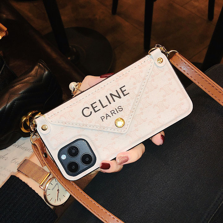Celine iPhone 14 Pro保護ケース肩掛け