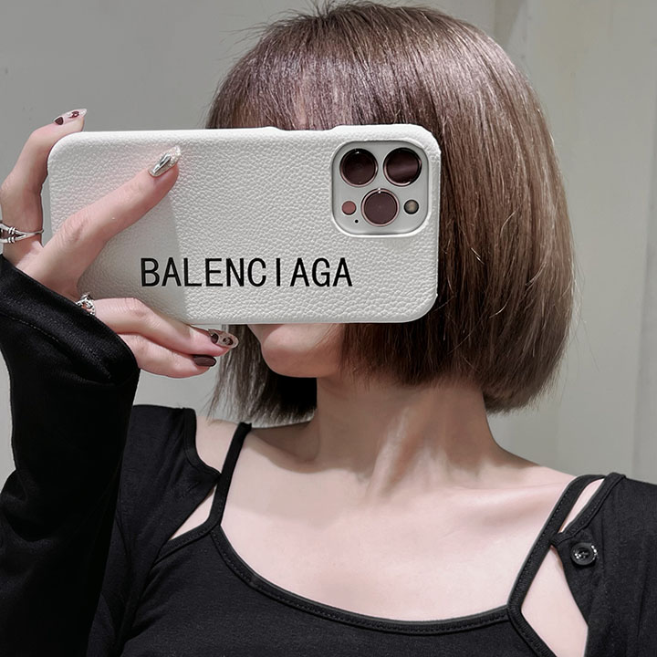 Balenciaga アイフォーン14plus ケース PU