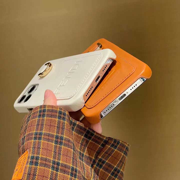 アイフォン 12promax/12 mini	 fendiカード収納スマホケース