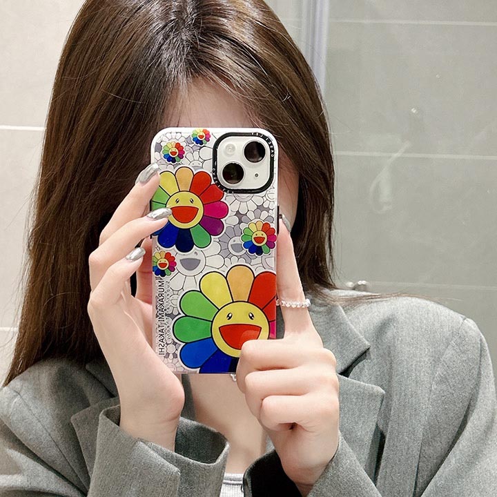 murakami sunflower カイカイキキ iphone13 携帯ケース 