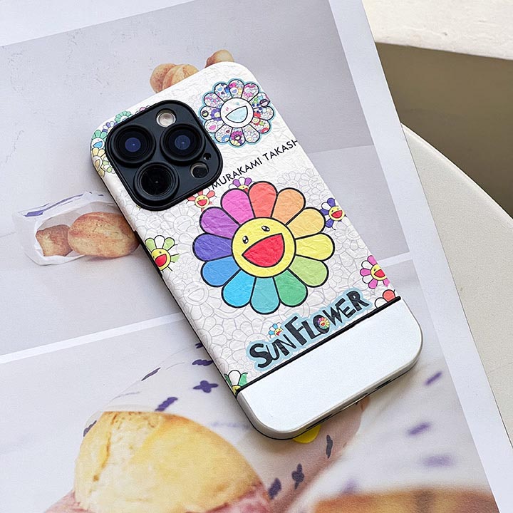 ブランド murakami sunflower カイカイキキ アイフォーン15pro 携帯ケース 