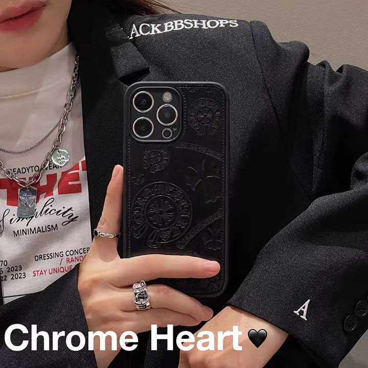 アイフォーン 15プラス chrome hearts クロームハーツ カバー 